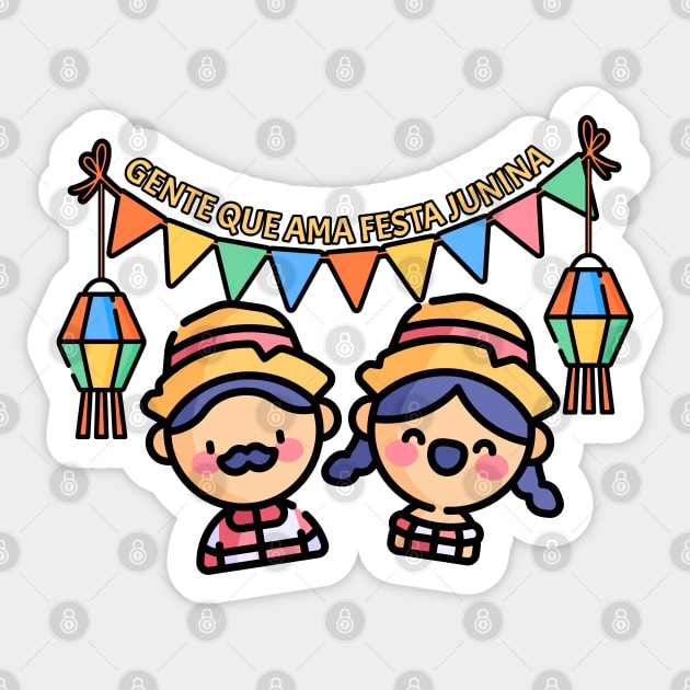 Festa Junina Farmers Sticker by HolidayBug